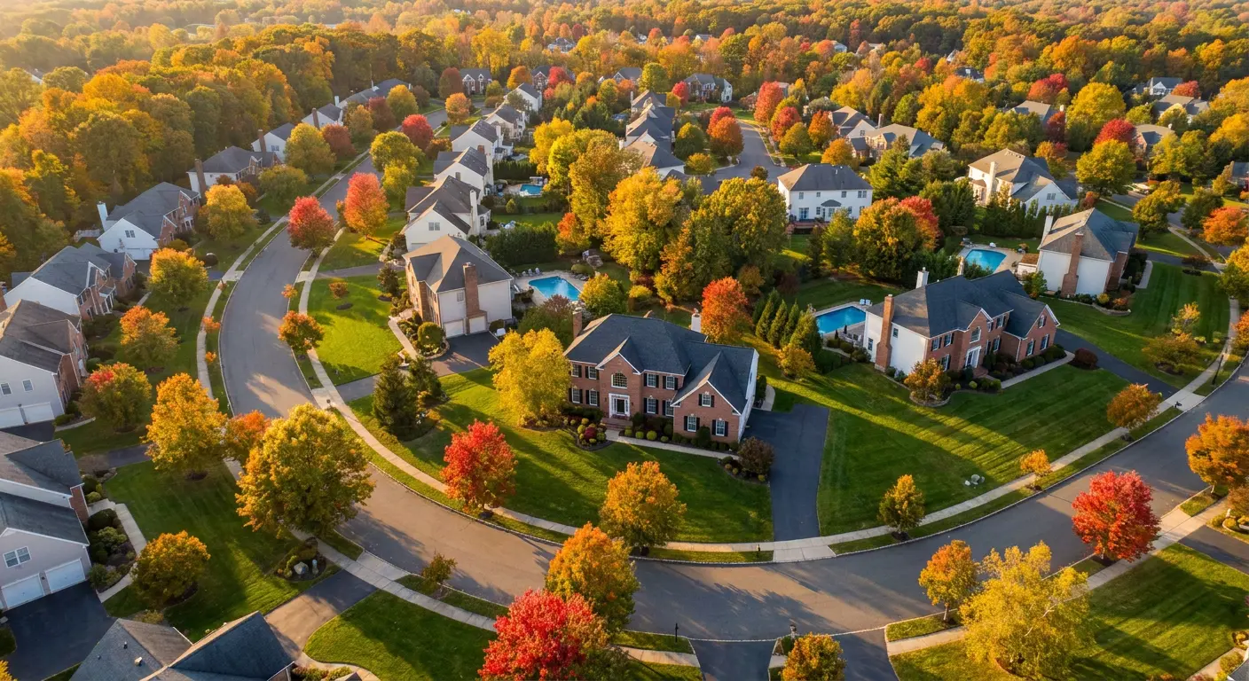 New Jersey suburban neighborhood